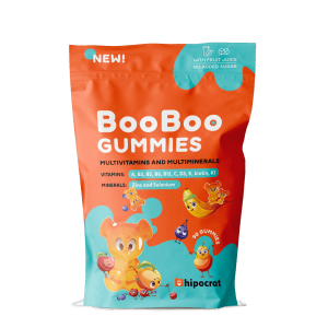 BooBoo vitamiinidega ja mineraalidega kummikarud Hipocrat Booboo kummikommid