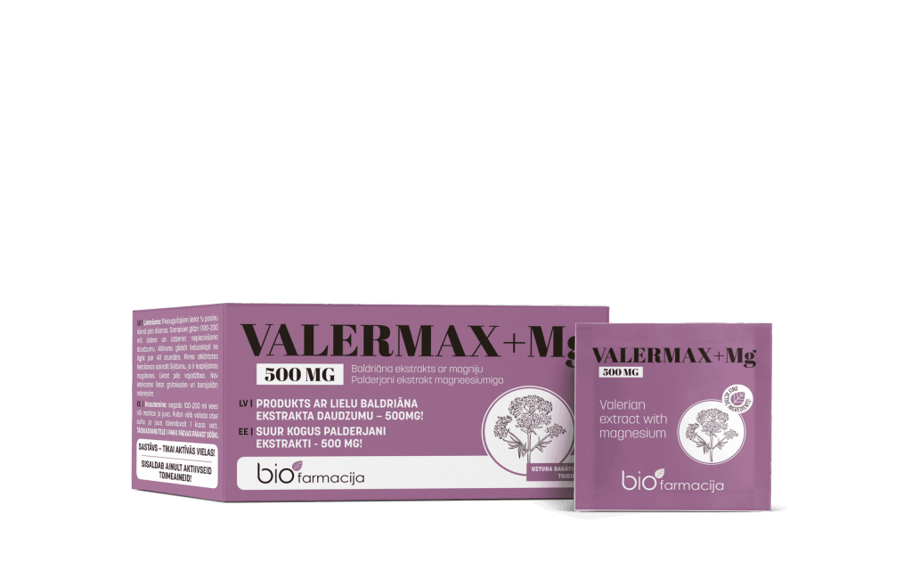 Valermax 500mg+Mg, 28 pakki