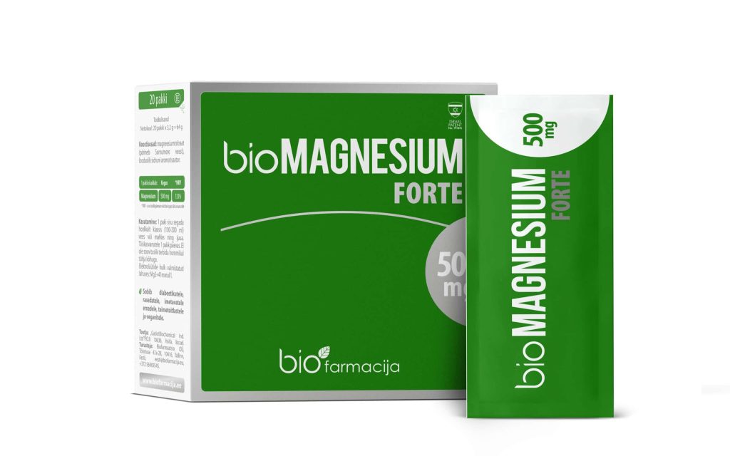 bioMagnesium Forte 500mg puhas magneesiumtsitraat