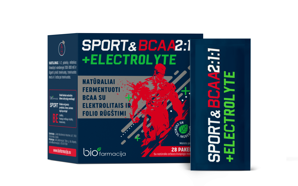 Sport&BCAA 2:1:1+elektrolüüdid aminohapetega