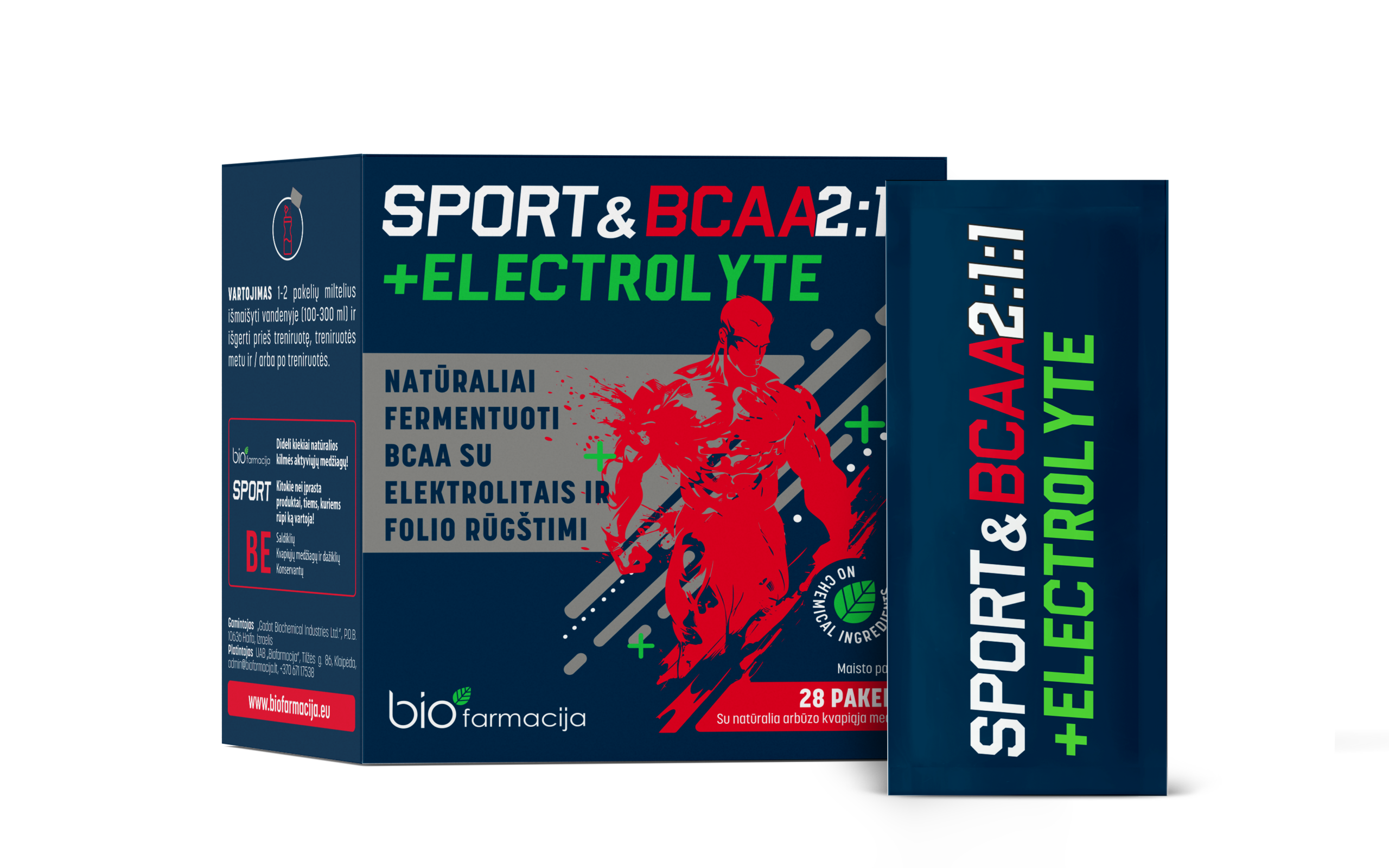 Sport&BCAA 2:1:1+elektrolüüdid aminohapetega